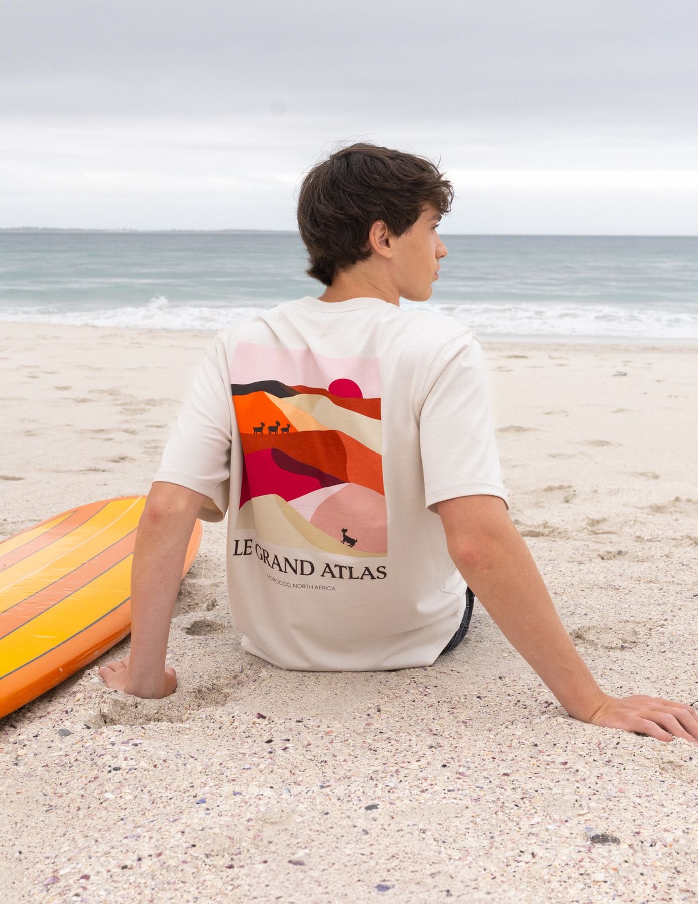 T-shirt imprim&eacute; devant/dos