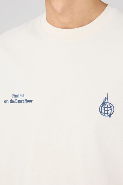 T-shirt broderie poitrine