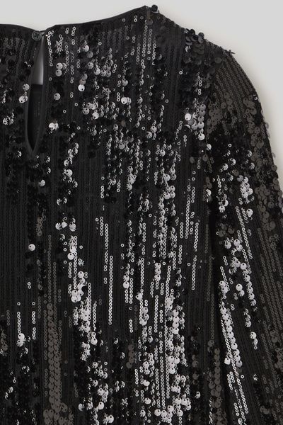 T-shirt manches longues sequins