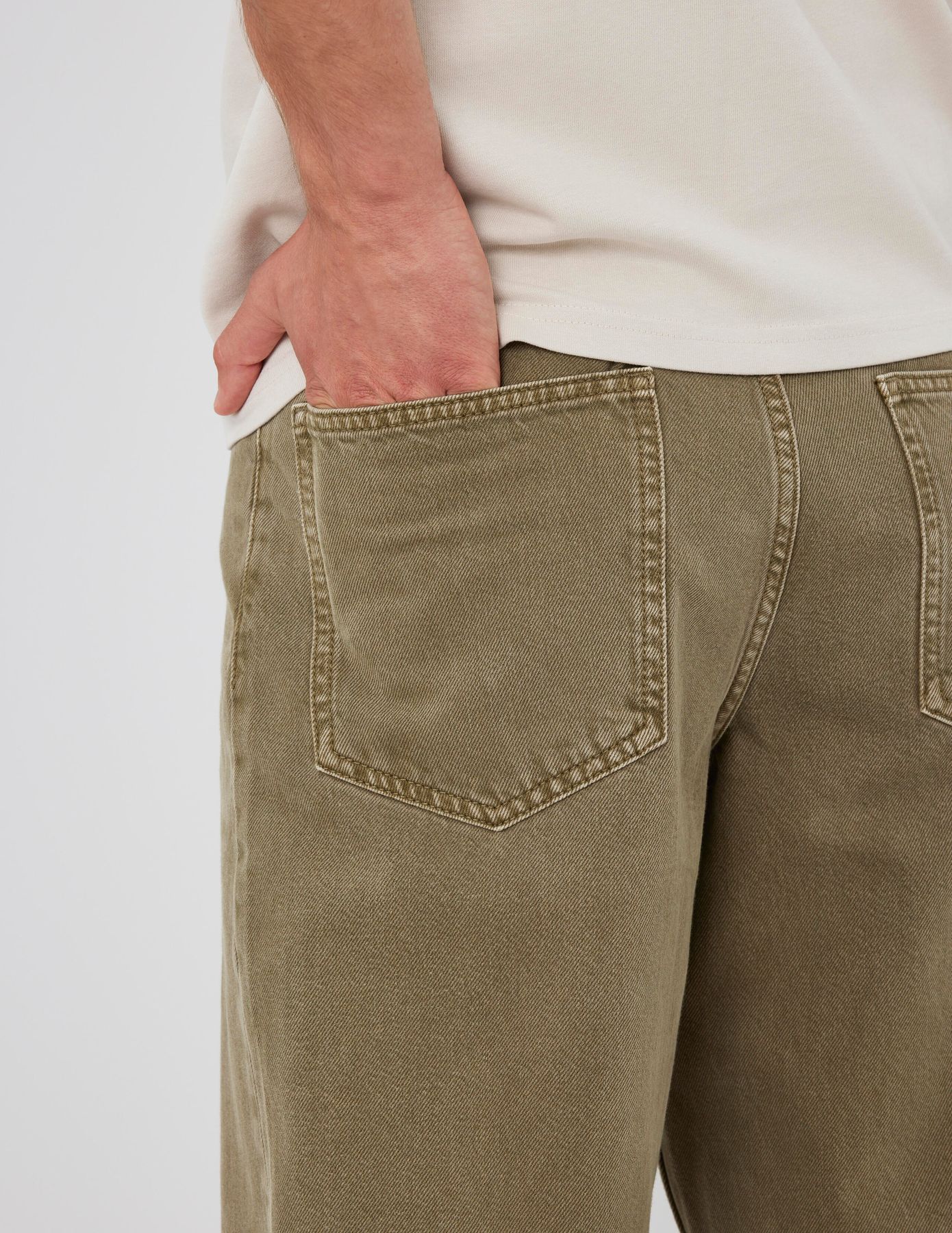 Pantalon loose de couleur
