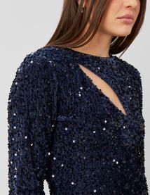 Robe courte sequins