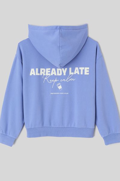 Sweat &agrave; capuche imprim&eacute;