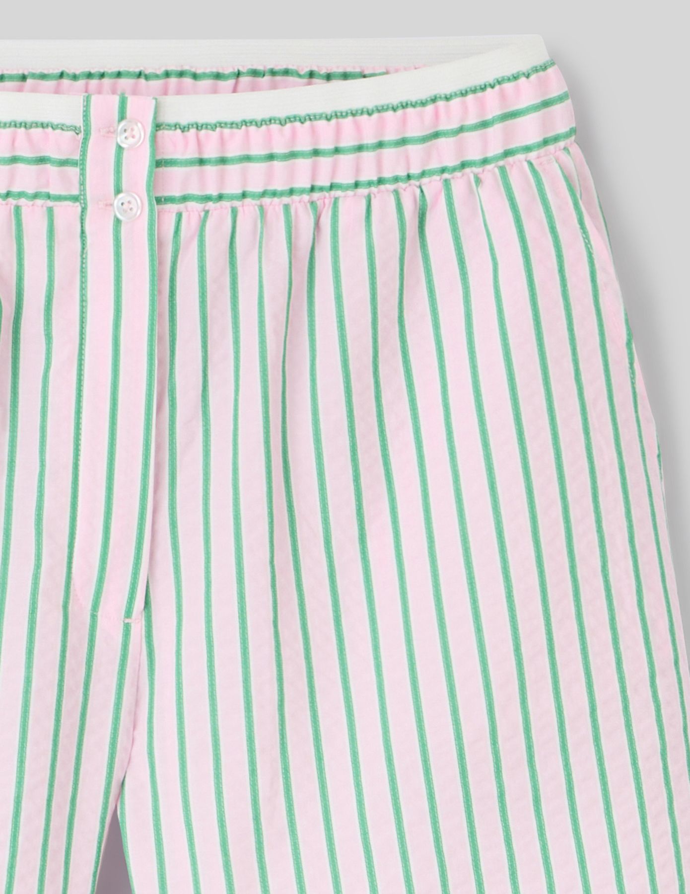 Short fluide caleçon rayé
