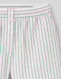 Short fluide caleçon rayé