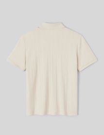 Polo maille fantaisie