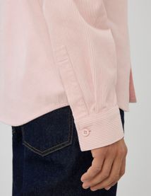 Chemise droite en velours