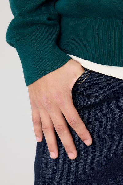 Pull col montant zippé