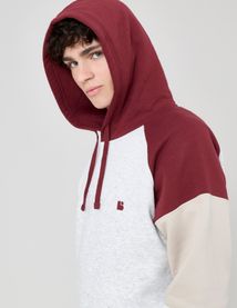Sweat colorblock à capuche