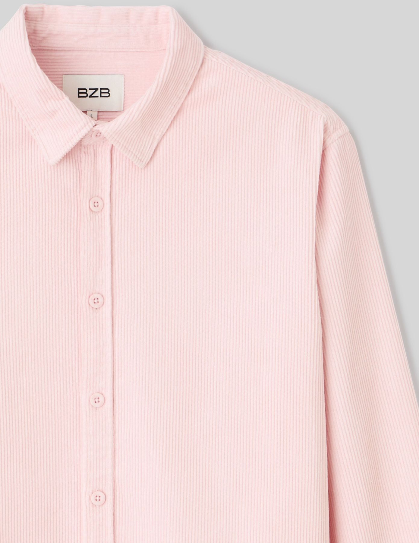 Chemise droite en velours