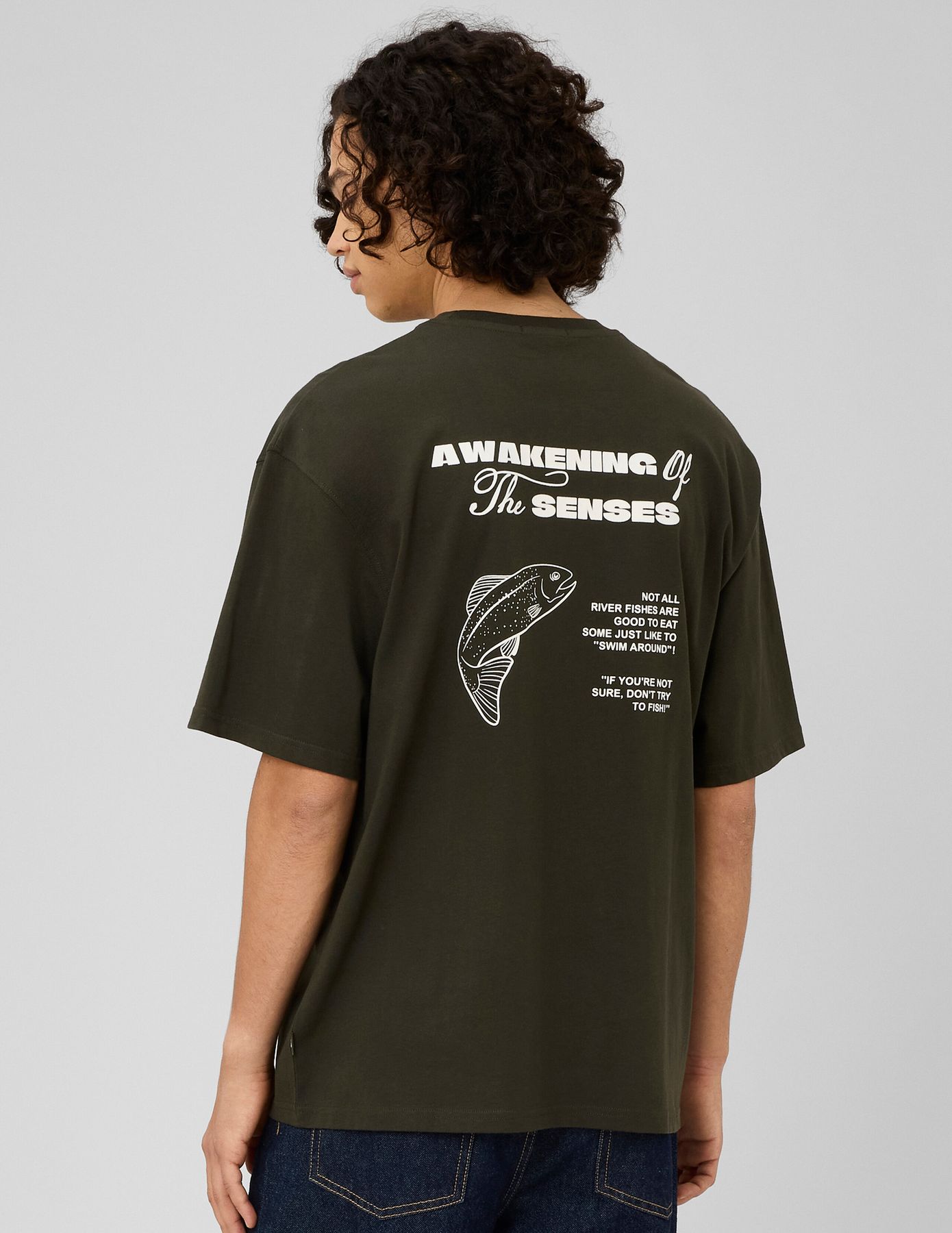 T-shirt imprim&eacute; devant / dos