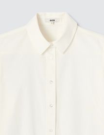 Chemise en popeline unie