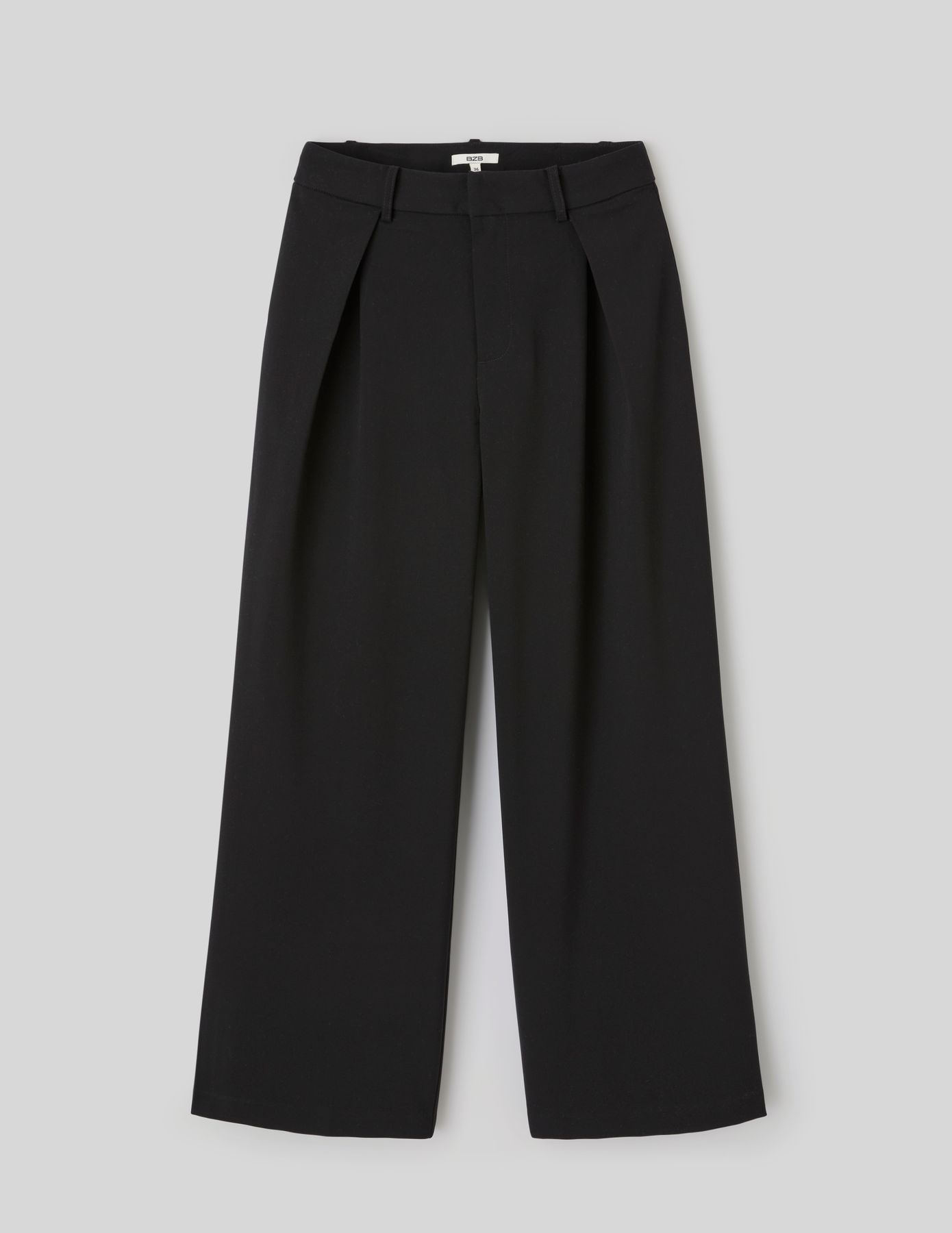 Pantalon large &agrave; pinces