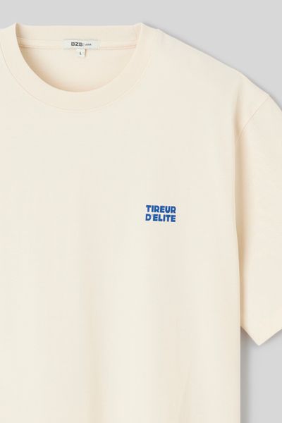 T-shirt imprim&eacute; devant/dos