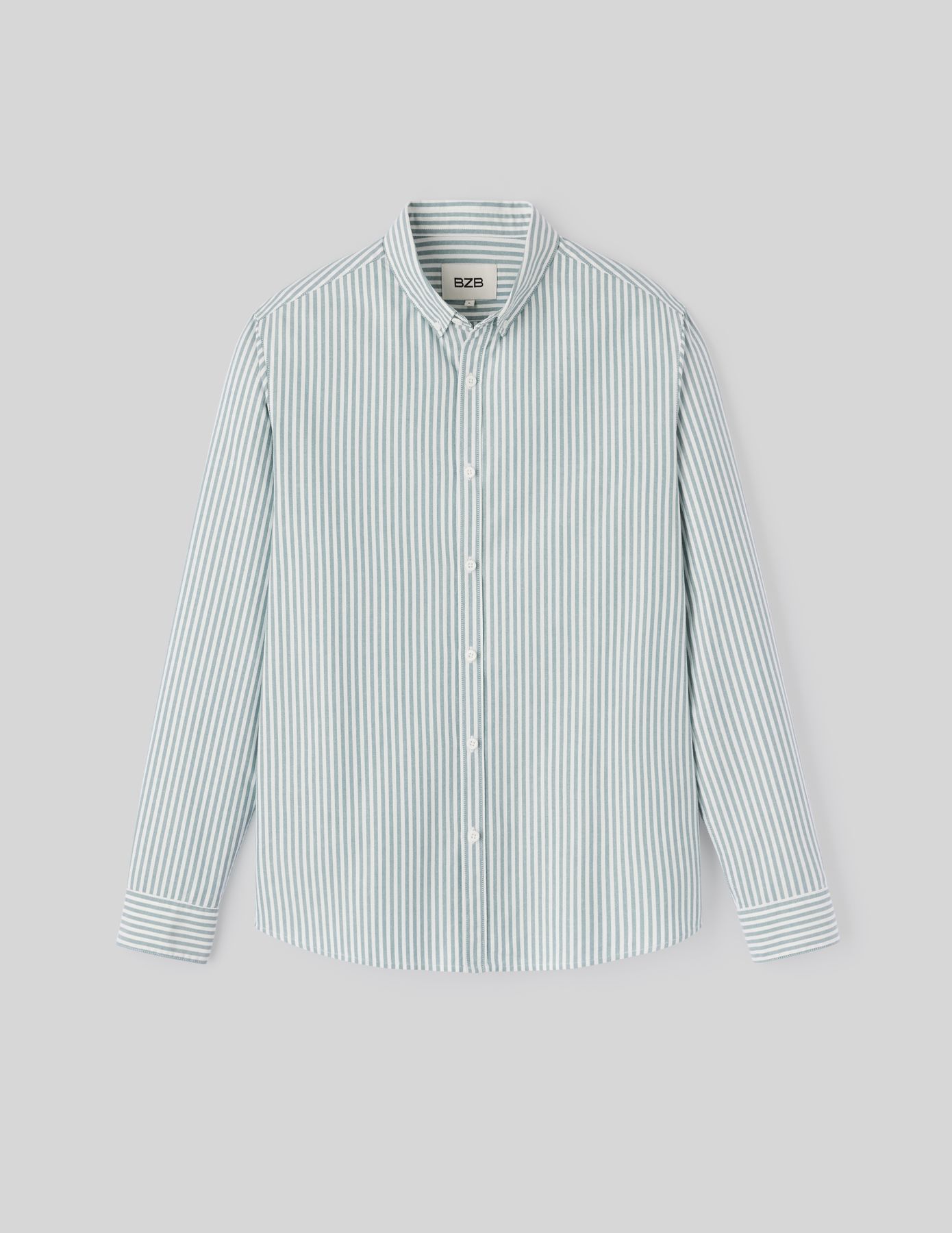 Chemise rayée droite
