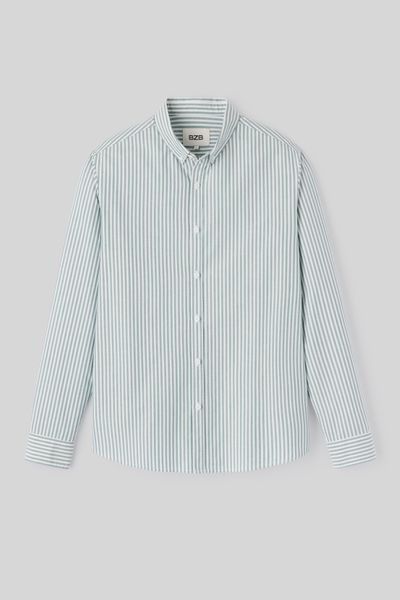 Chemise rayée droite
