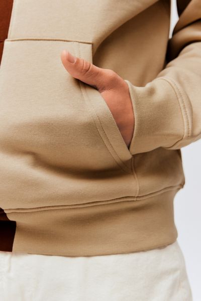 Sweat à capuche colorblock