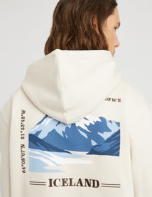 Sweat &agrave; capuche anim&eacute; devant dos