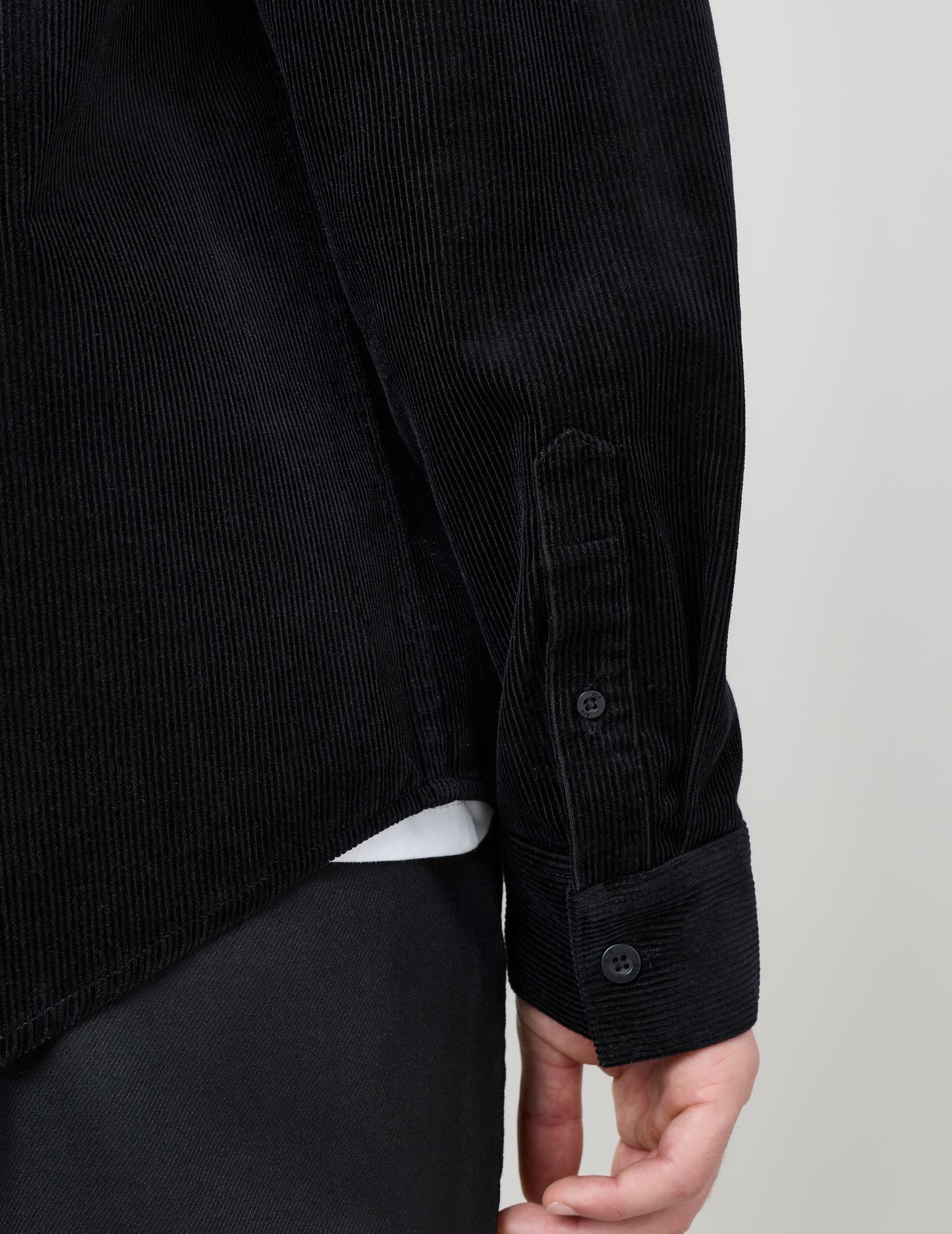 Chemise velours unie