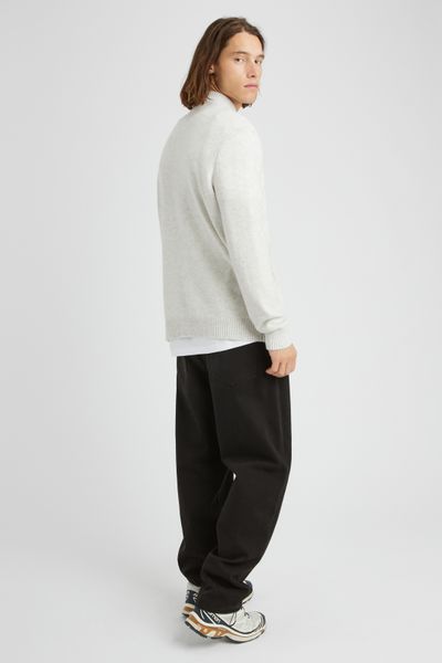 Pull col montant laine