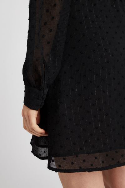 Robe courte en plumetis