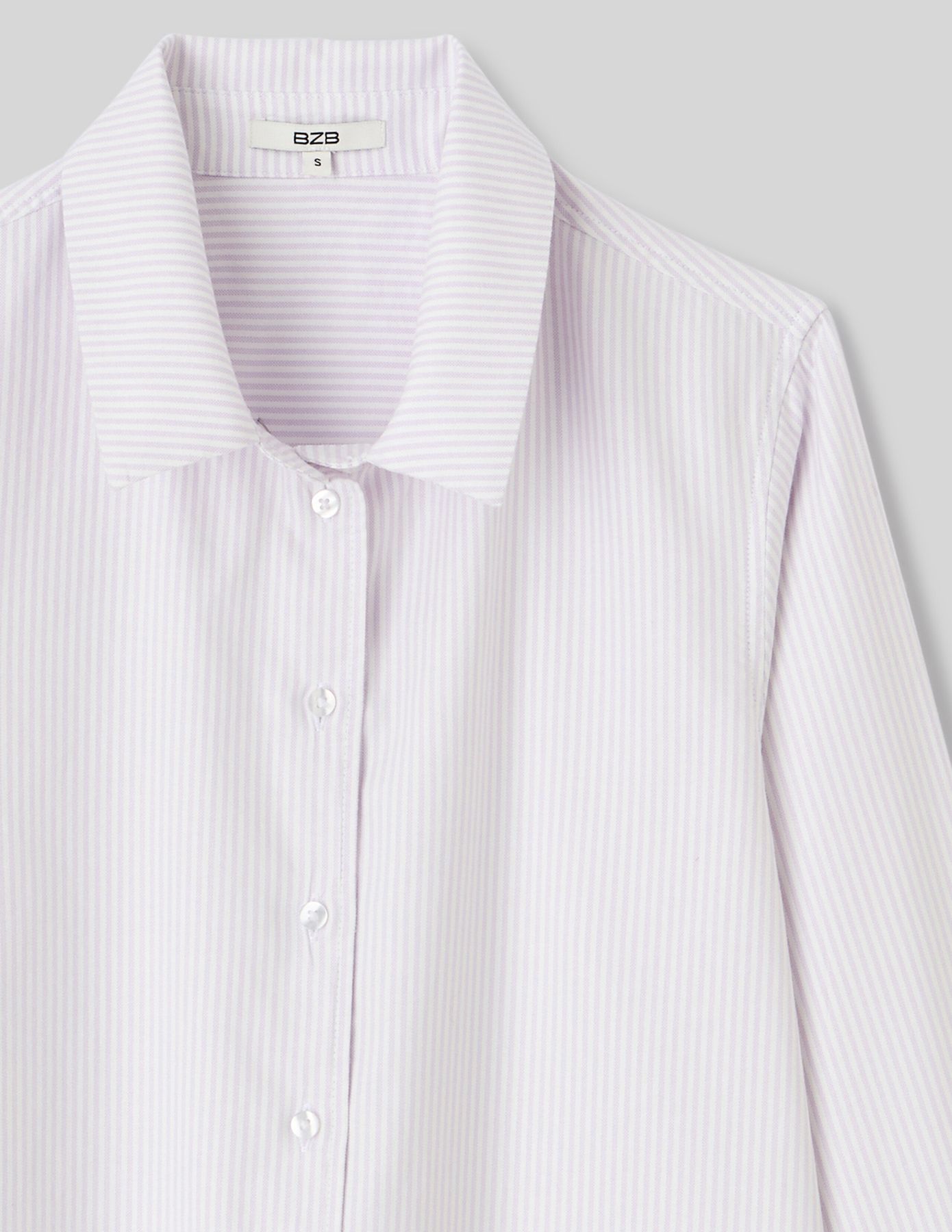 Chemise courte rayée