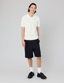 Polo matière fantaisie