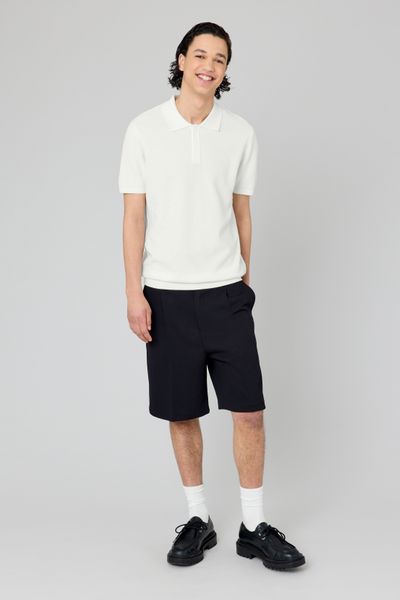 Polo matière fantaisie