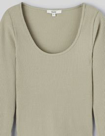 T-shirt manches longues uni