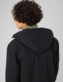 Blouson &agrave; capuche zipp&eacute;