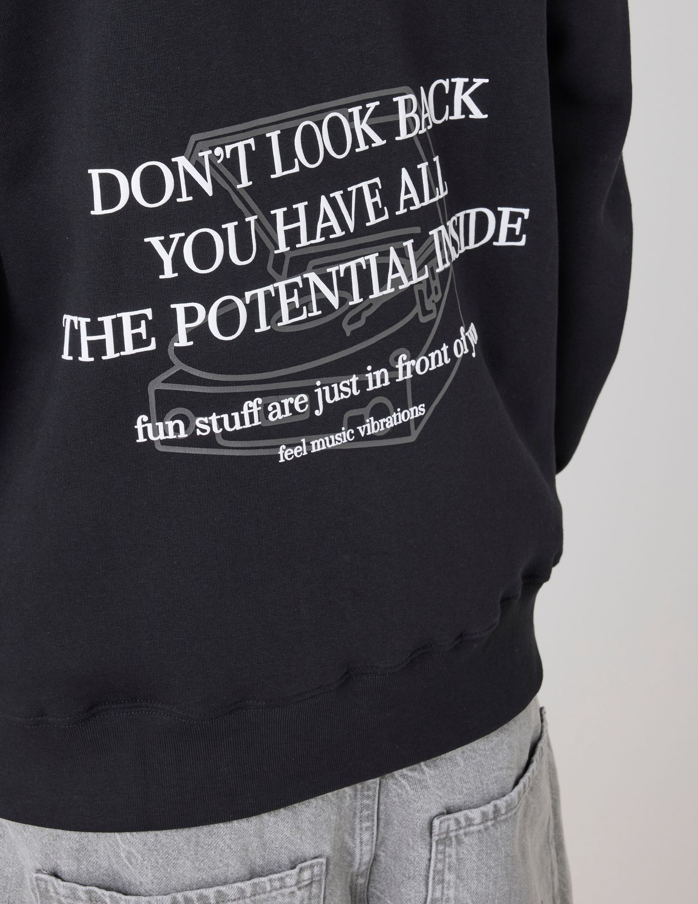 Sweat imprimé devant/dos