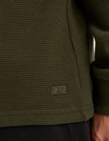 T-shirt gaufr&eacute; manches longues