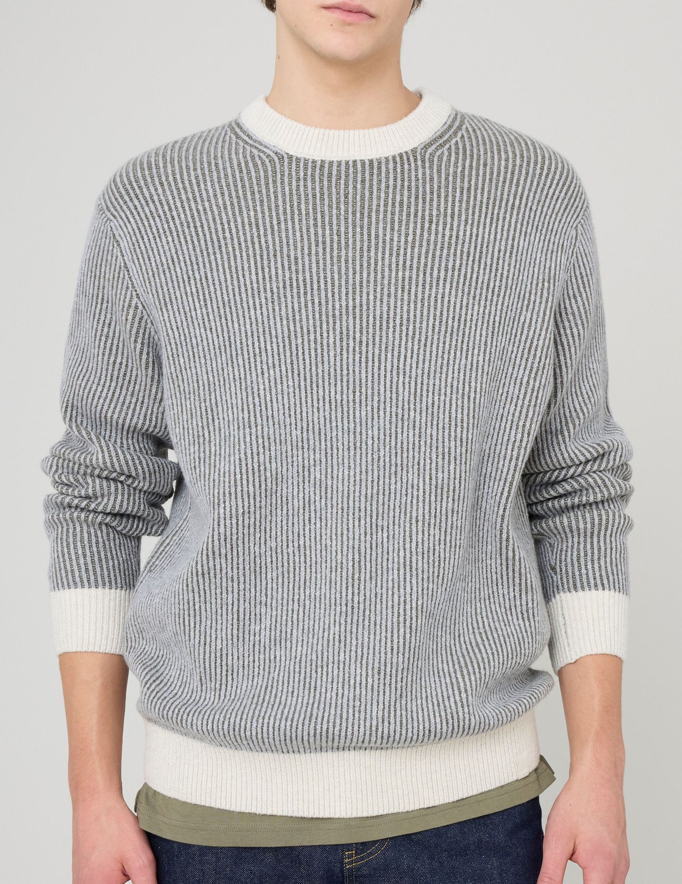 Pull bicolore