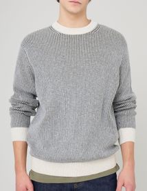 Pull bicolore