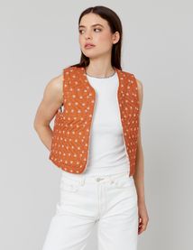 Veste sans manches réversible