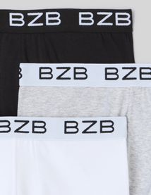 Lot de 3 boxers unis