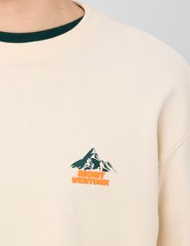 Sweat imprim&eacute; devant/dos