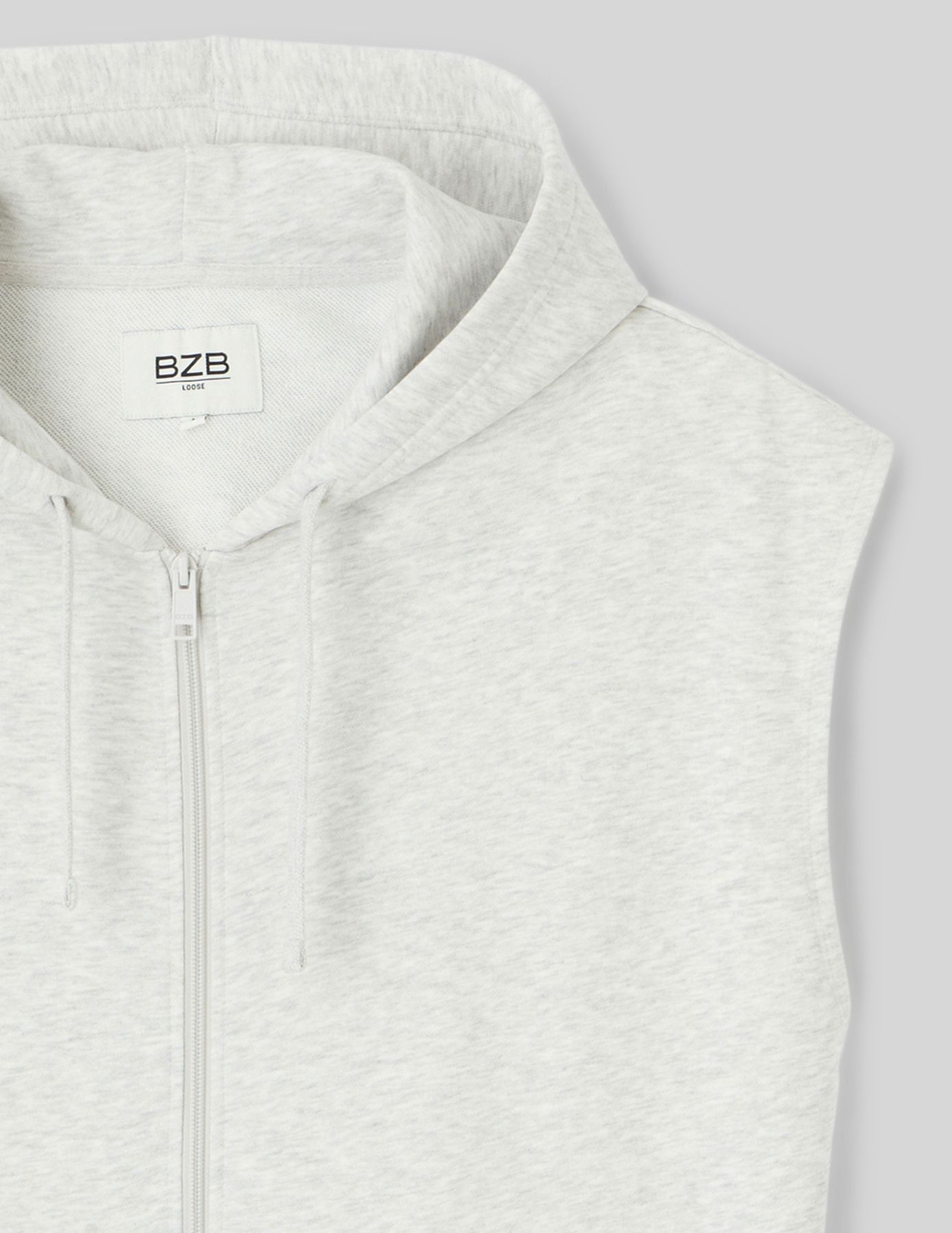 Sweat zippé sans manches