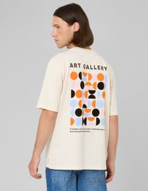 T-shirt imprim&eacute; devant / dos