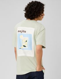 T-shirt imprim&eacute; devant / dos
