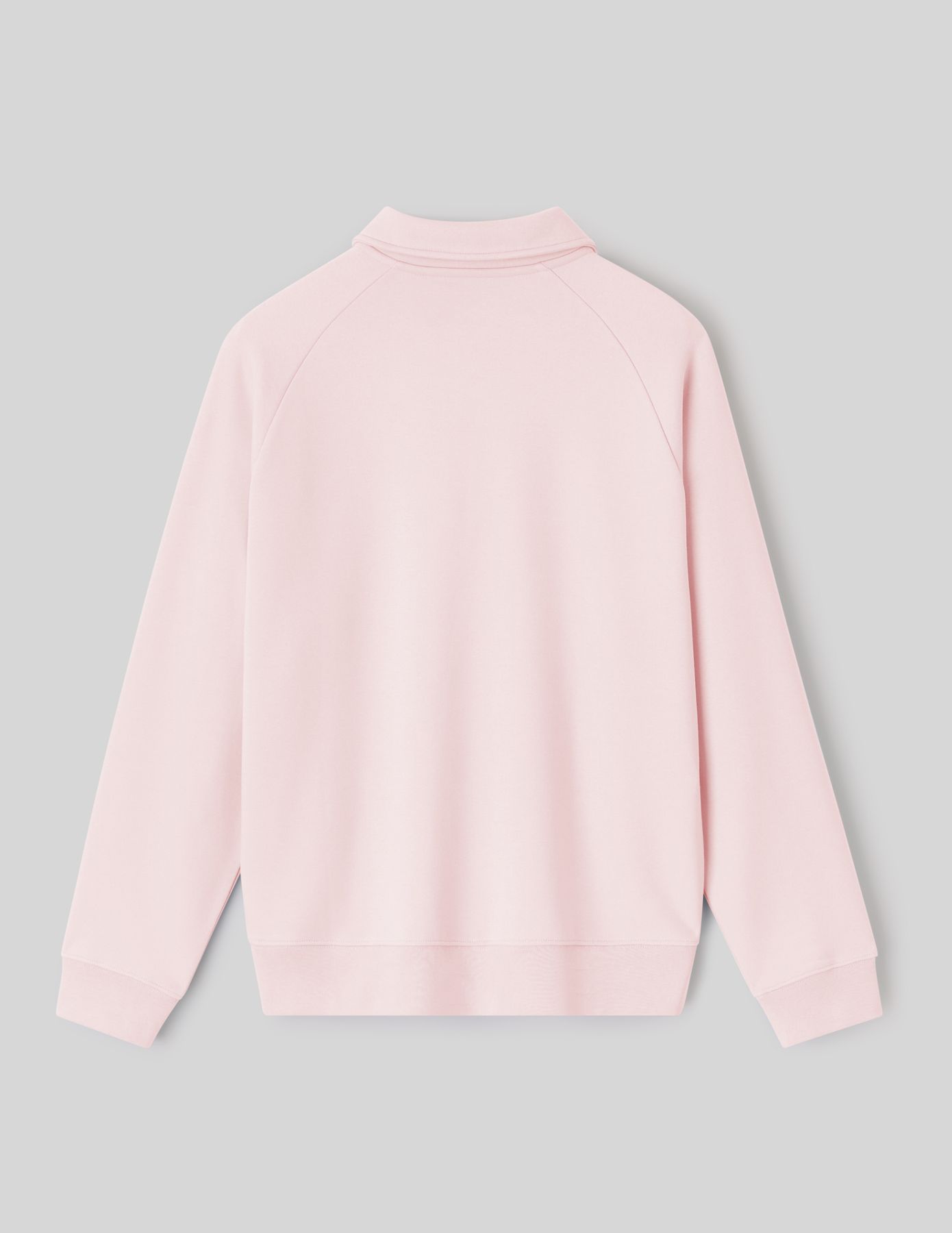 Sweat col polo zippé