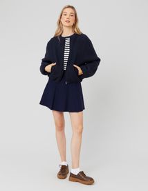 Veste boule en laine