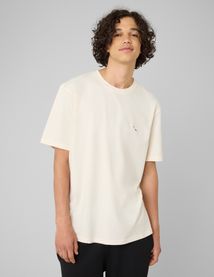 T-shirt broderie poitrine