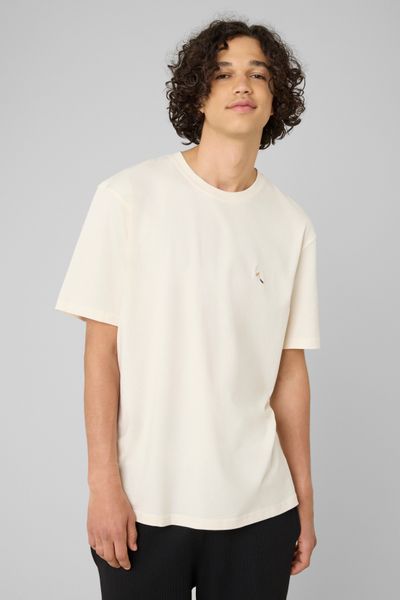 T-shirt broderie poitrine
