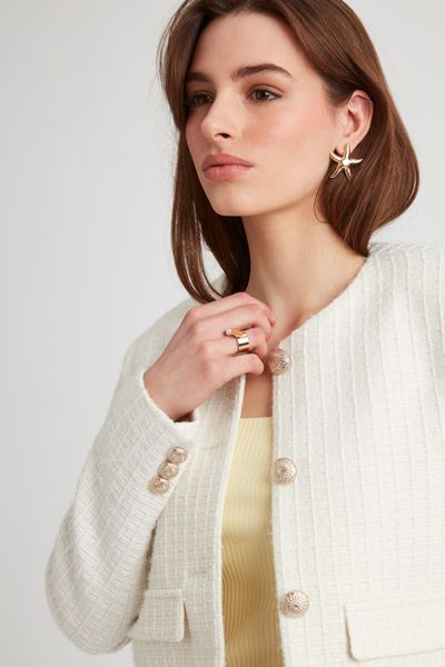 Veste en tweed courte