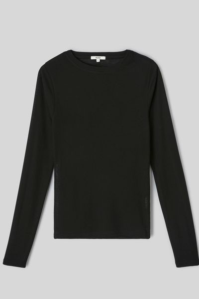 T-shirt fin manches longues