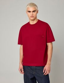 T-shirt boxy poche