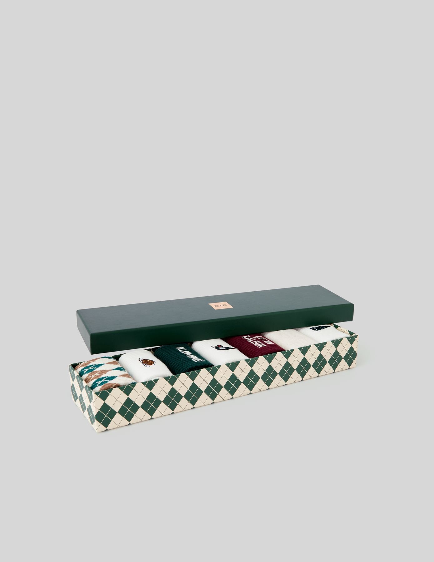 Coffret 7 paires de chaussettes Noël