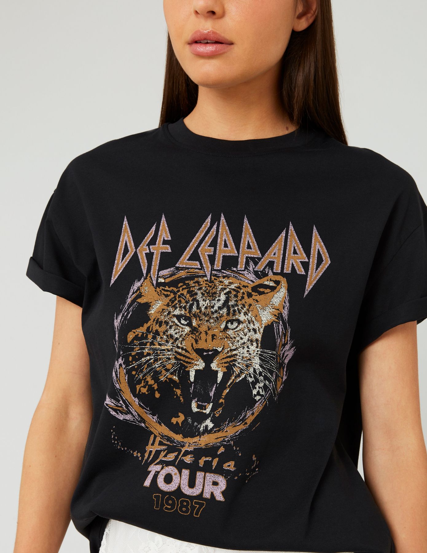 T-shirt imprimé collab Def Leppard