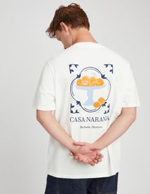 T-shirt imprimé devant dos