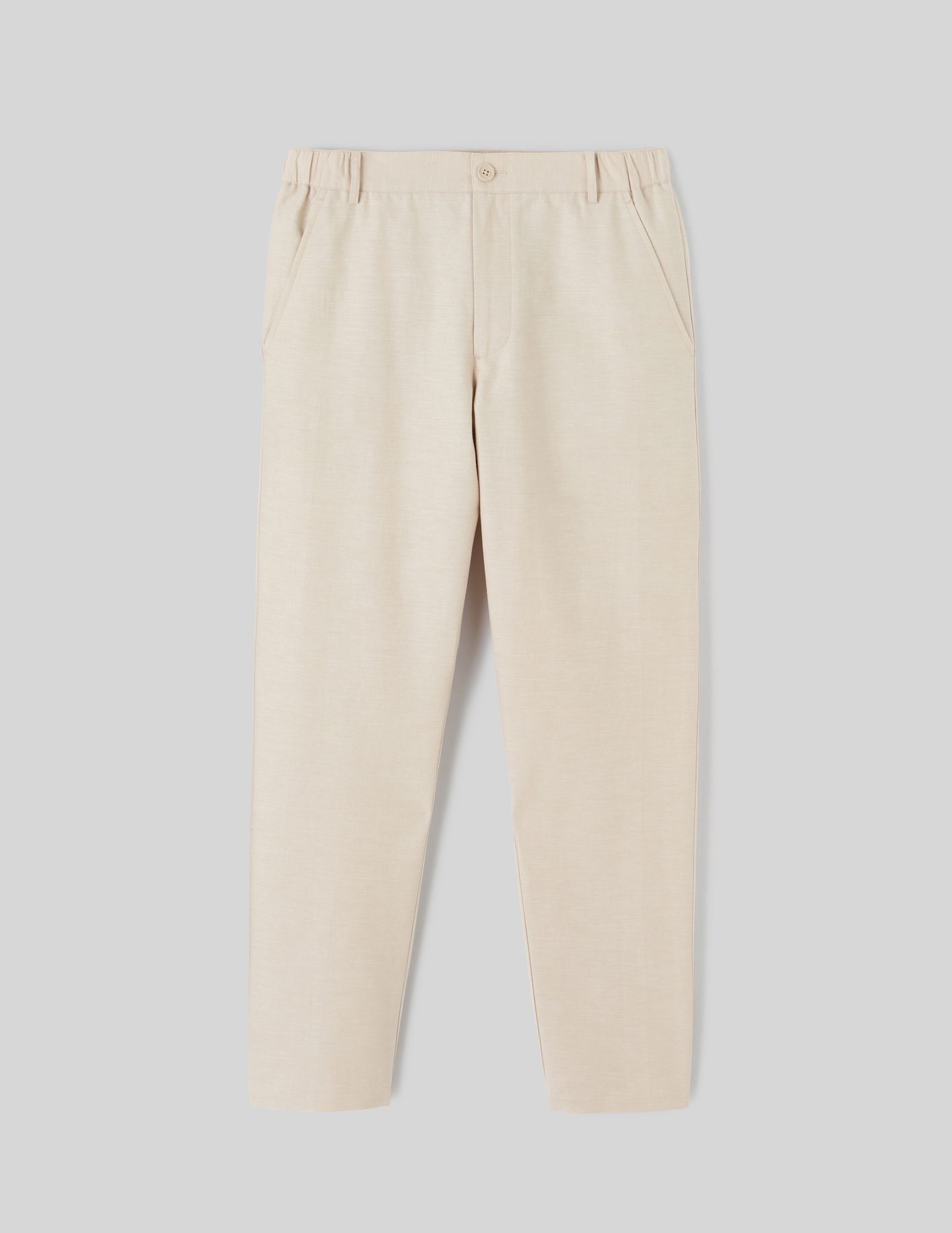 Pantalon de ville coton lin
